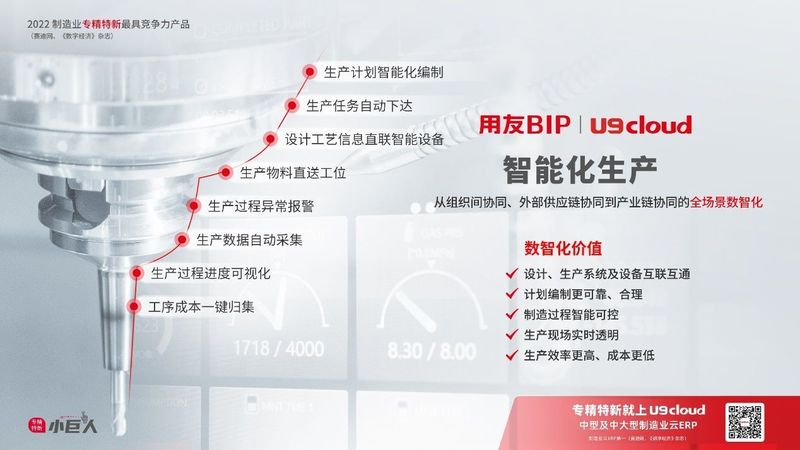 賦能“中國智造”，用友U9 cloud智能工廠建設(shè)